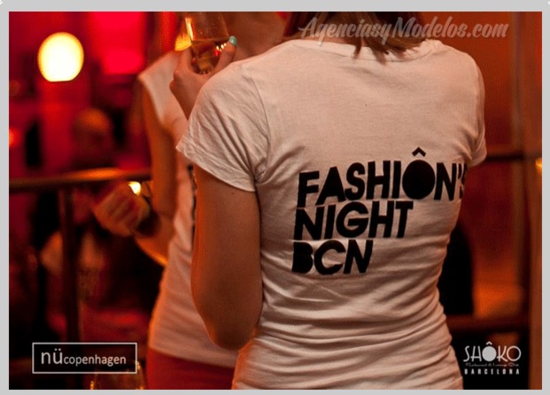 Participando en el Fashion Night BCN