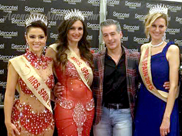 Miss + 30 world Spain con Hernando Herrera